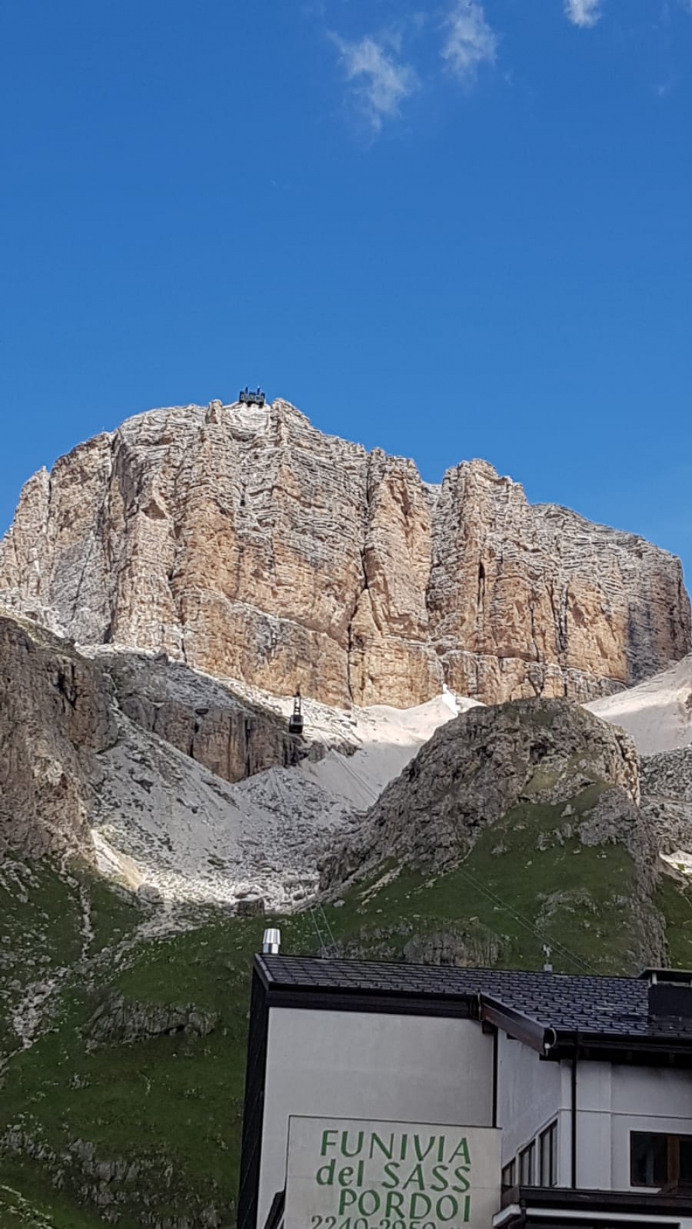 Sasso Pordoi: Gondel zum Sasso Pordoi