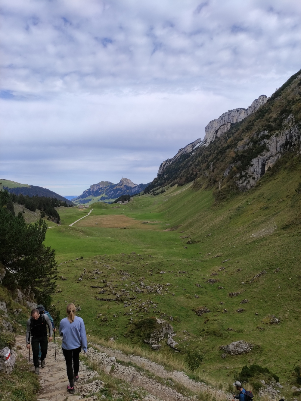 Wanderung Saxerlücke: Leichter Auf- bzw Abstieg