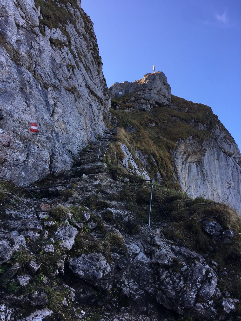 Wanderung Schafberg vom Schwarzensee: Die letzten Meter zur Himmelspforte