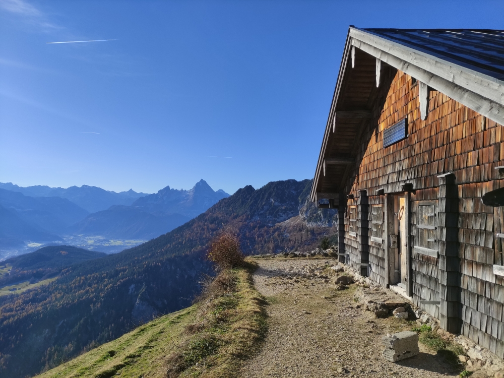 Wanderung Berchtesgadener Hochthron: Wanderung Berchtesgadener Hochthron: Scheibenkaser (Scheibenkaser Alm)