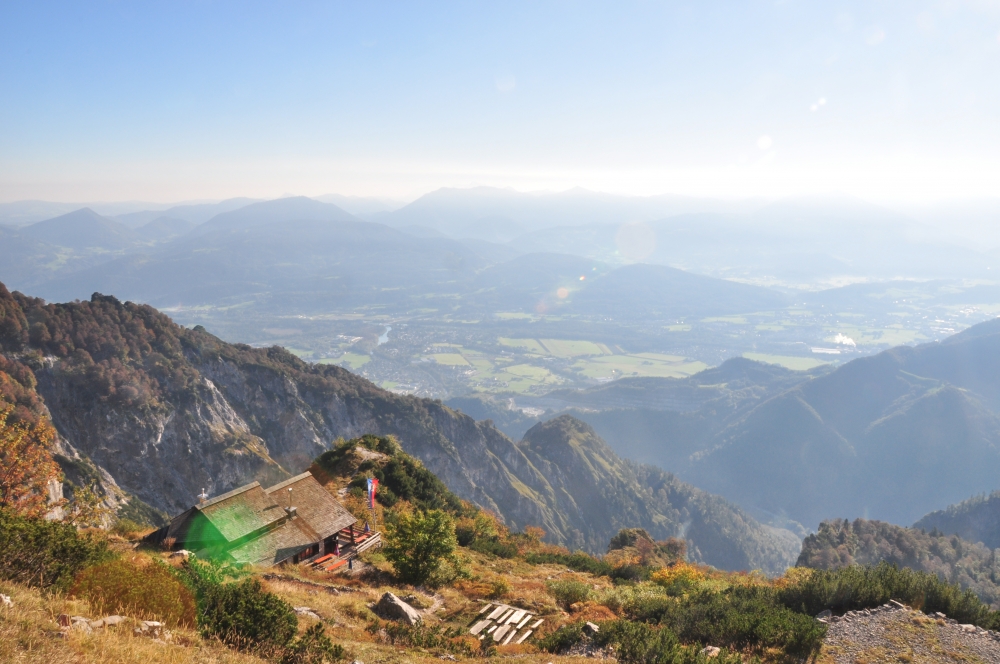 Wanderung Schellenberger Eishöhle: Blick zur Toni-Lenz-Hütte