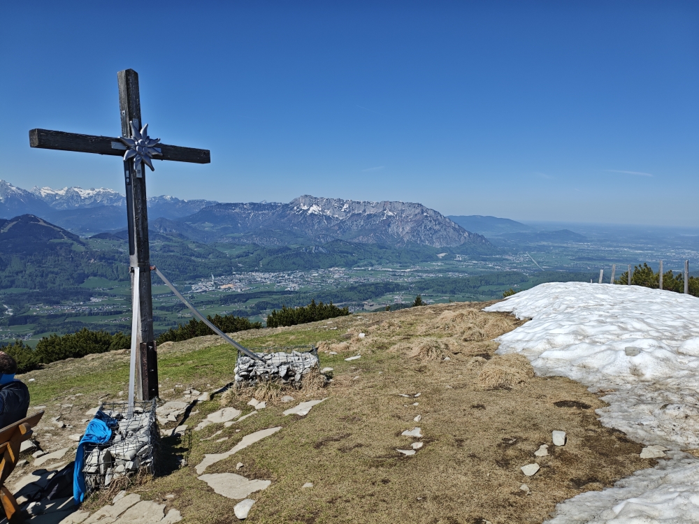 Wanderung Schmittenstein: Wanderung Schmittenstein: Gipfelkreuz (Schlenken)
