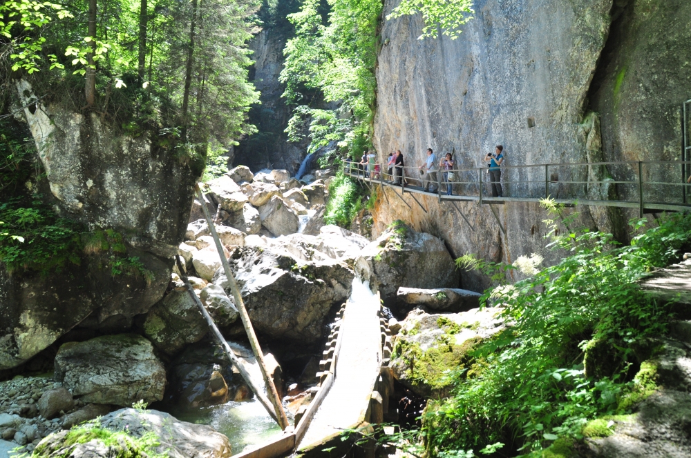 Wanderung Schloss Neuschwanstein: In der Pöllatschlucht