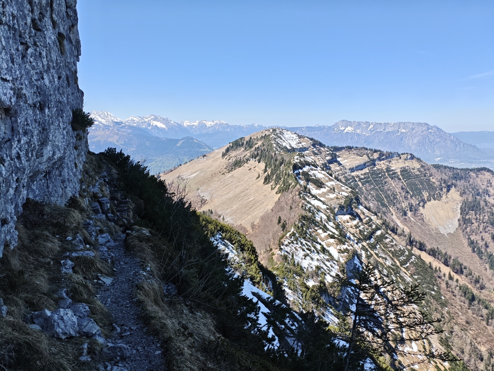Wanderung Schmittenstein: Blick zurück auf den Schlenken 