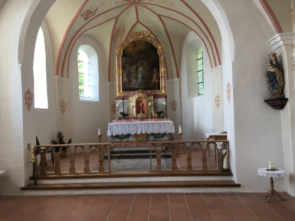 Wanderung Schnappenberg: Wanderung Schnappenberg: Im Inneren der 1637 erbauten Kapelle (Schnappenkirche)