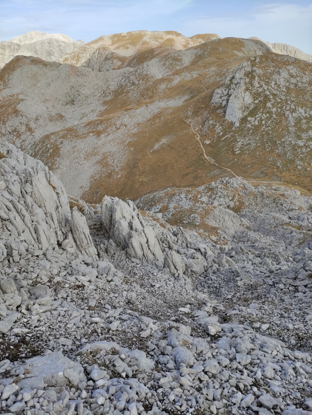 Wanderung Schneibstein und Windschartenkopf: Steigspur