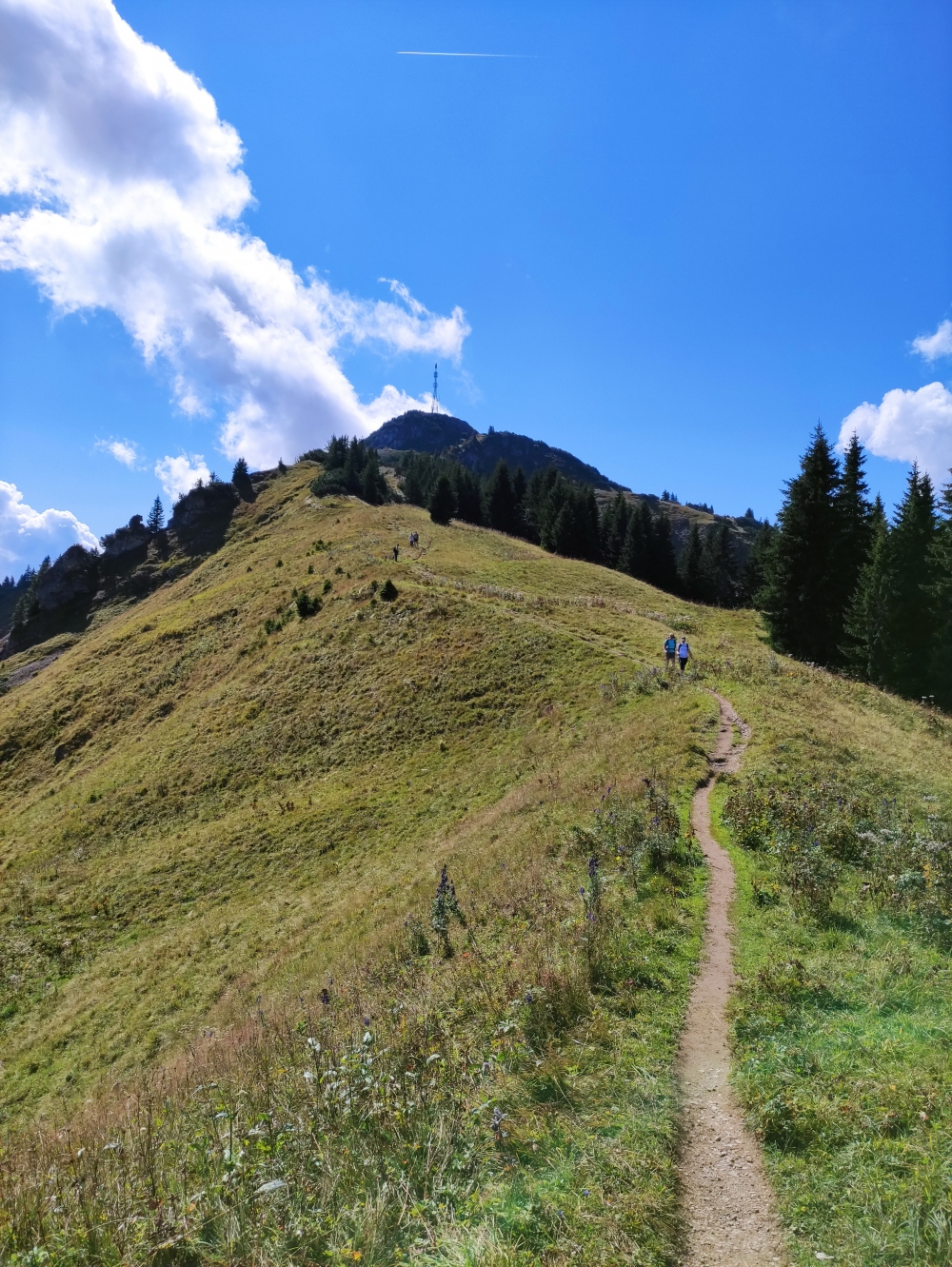 Wanderung Gaichtspitze bis Schneidspitze: Aufstieg