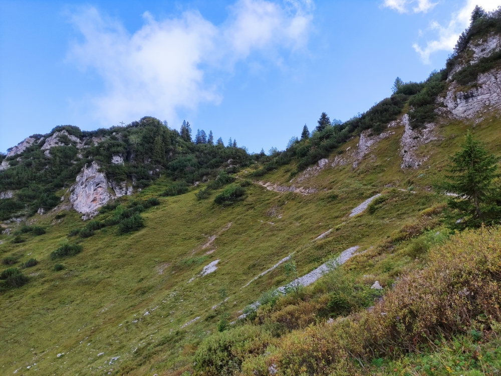 Wanderung Gaichtspitze bis Schneidspitze: Am Albengipfel vorbei