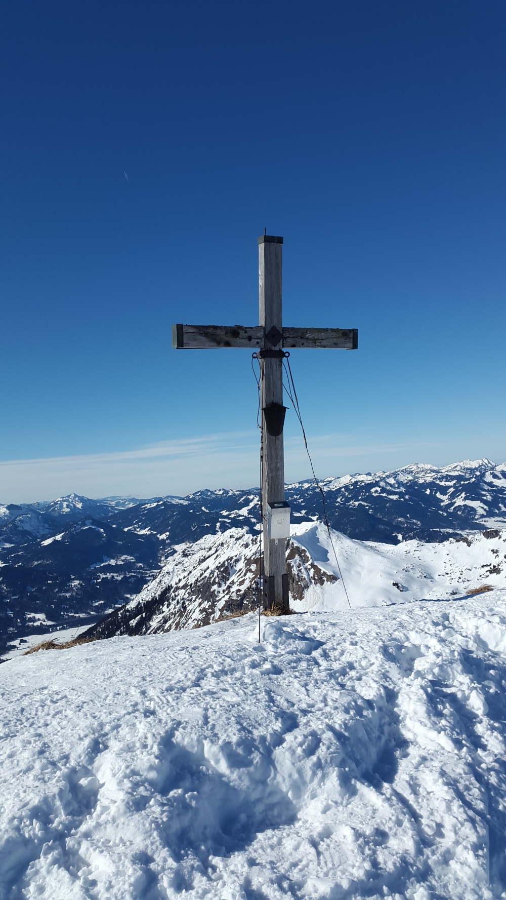 Schochen: Am Gipfel