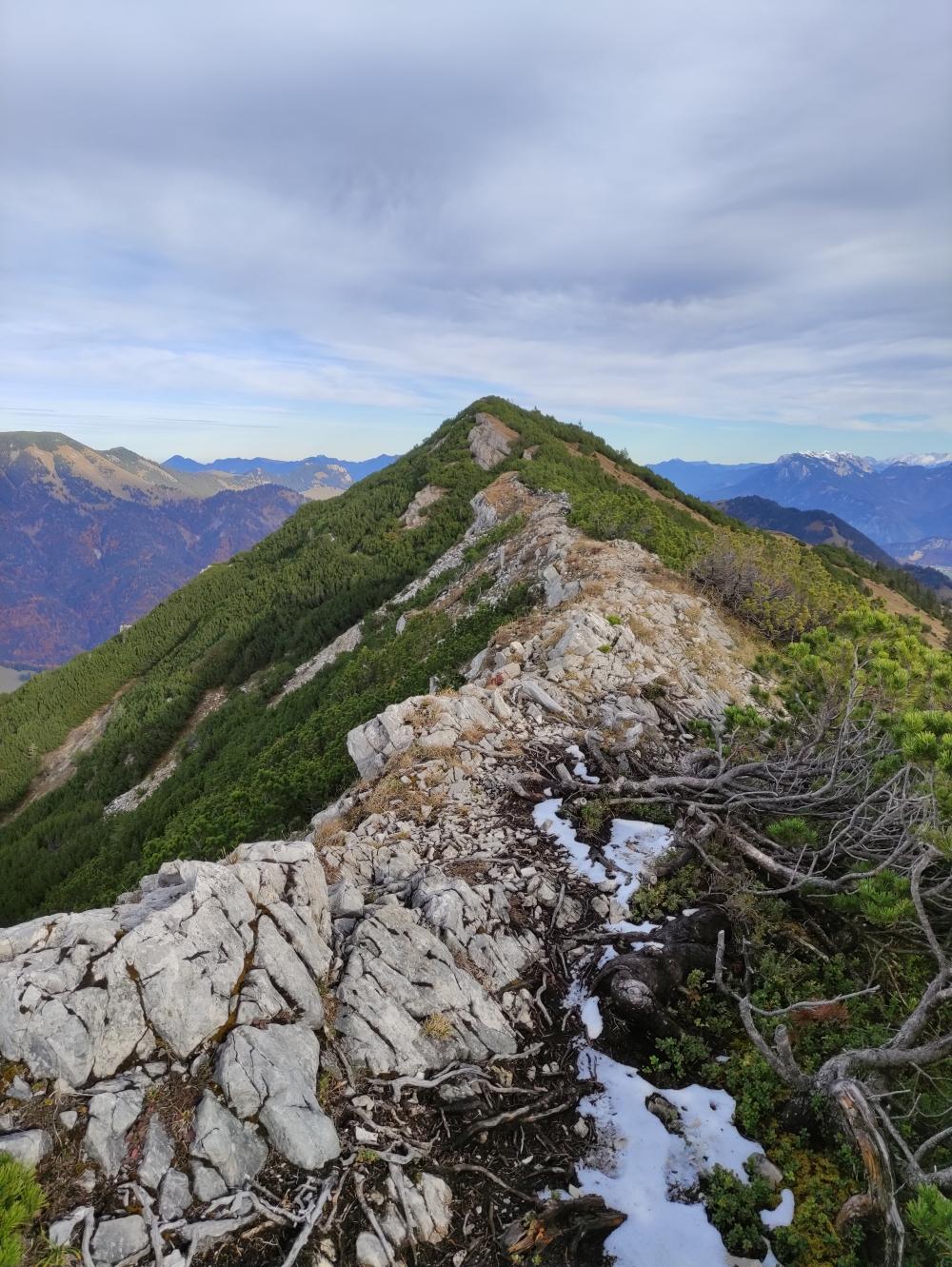 Wanderung Schönfeldjoch: Über den Grat