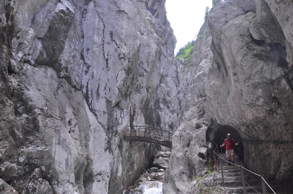 Wanderung Schwarzenkopf: In der Höllentalklamm