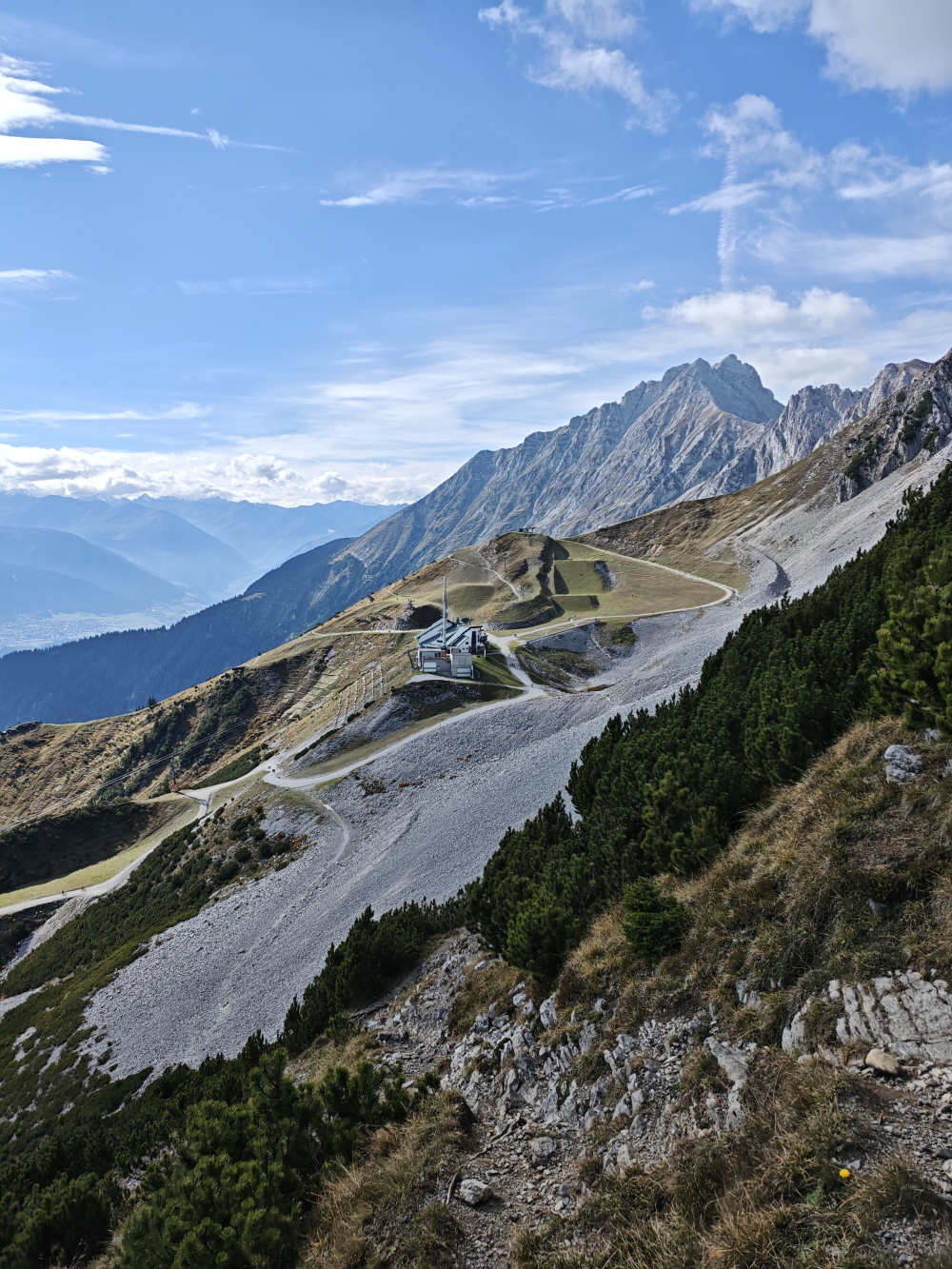 Wanderung Hafelekarspitze: Wanderung Hafelekarspitze: Bergstation  (Seegrubenbahn Bergstation)