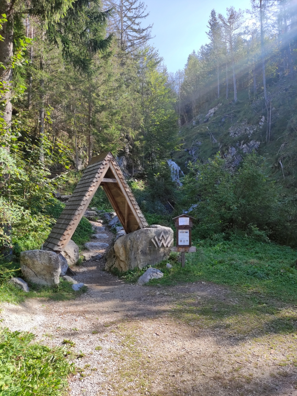 Wanderung Seilabodenkreuz: Oberer Teil der Rehbachklamm