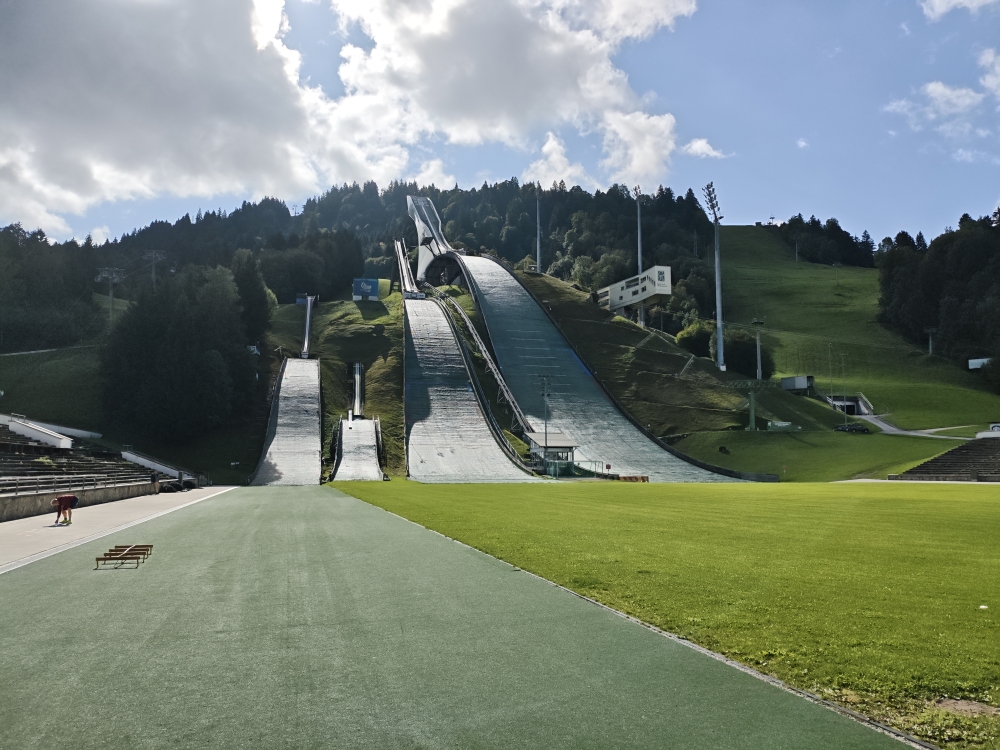 Bike & Hike Königshaus am Schachen: Bike & Hike Königshaus am Schachen: Sprungschanzen