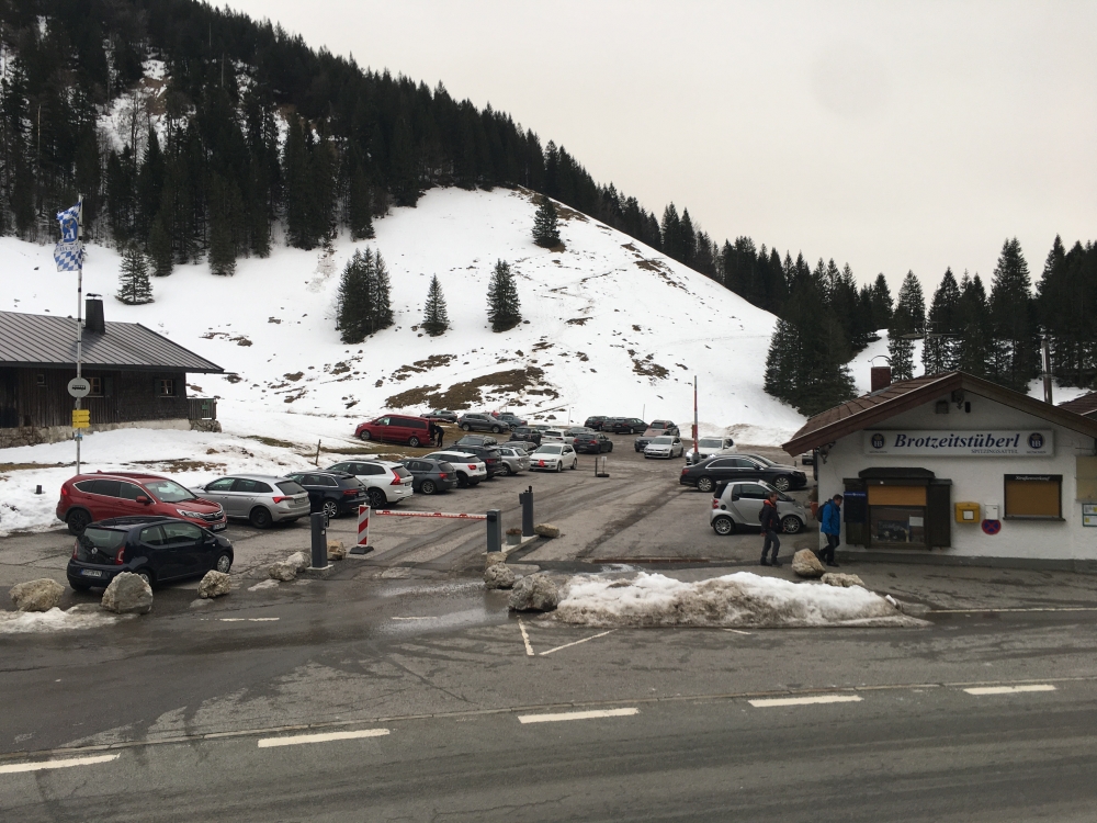 Wanderung Brecherspitz: Wanderung Brecherspitz: Parkplatz Spitzingsattel