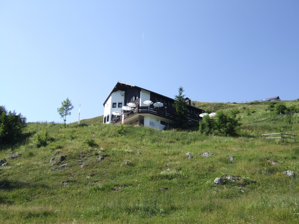 Wanderung Spitzstein Nordwandsteig: Wanderung Spitzstein Nordwandsteig: Spitzsteinhaus