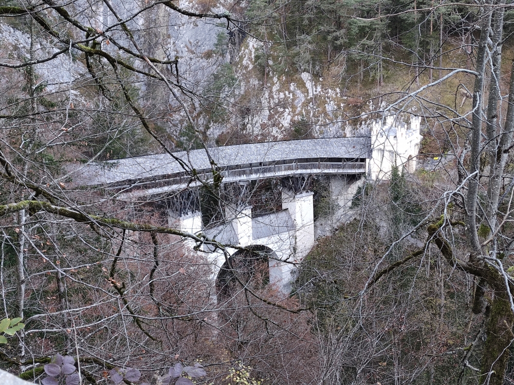 Wanderung Wolfsklamm: Hohe Brücke