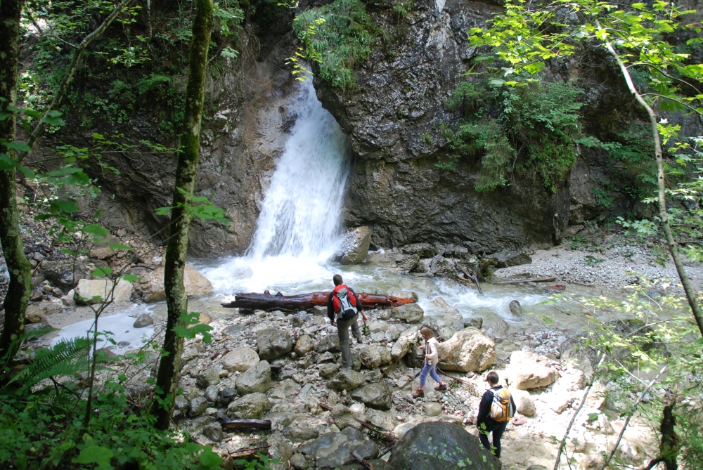 Wanderung Steckenbergkreuz: In der Klamm