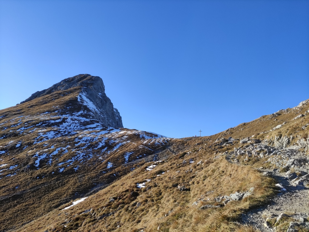 Wanderung Falscher Kogel: Wanderung Falscher Kogel: Steinjöchle unter dem Falscher Kogel