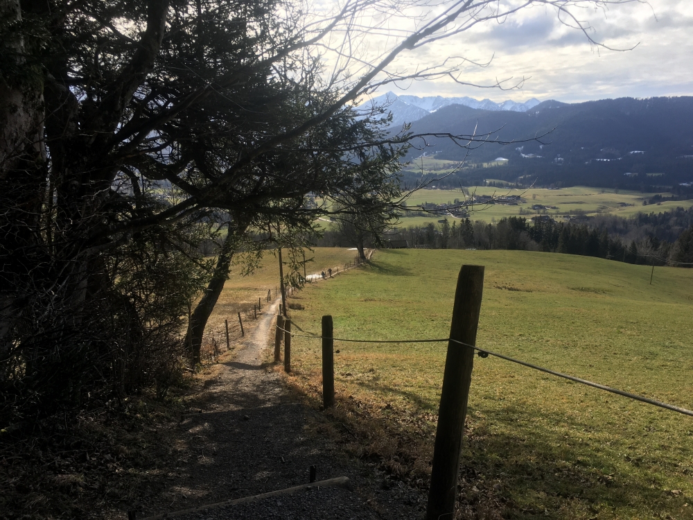 Wanderung Sternplatte von Elbach: Abstieg nach Elbach