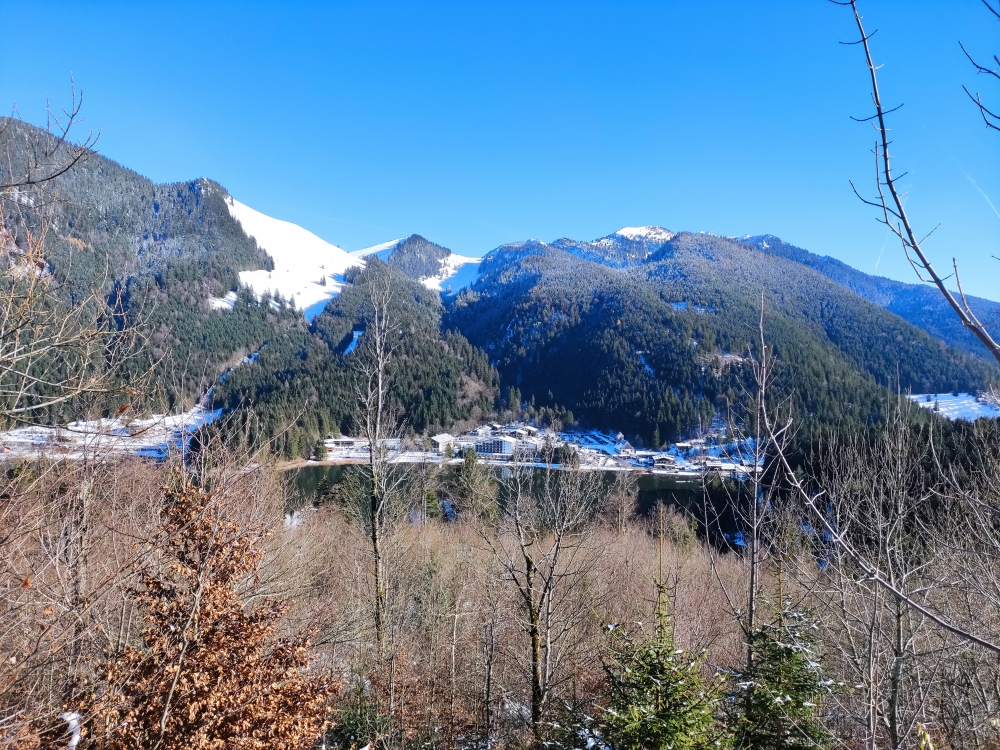 Wanderung Stolzenberg: Blick über den Spitzingsee