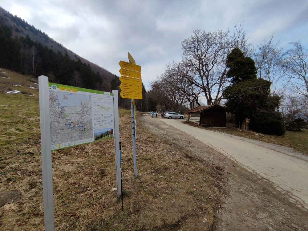 Wanderung Großstaffen: Wanderung Großstaffen: Hier war früher der Wanderparkplatz (Strehtrumpf)