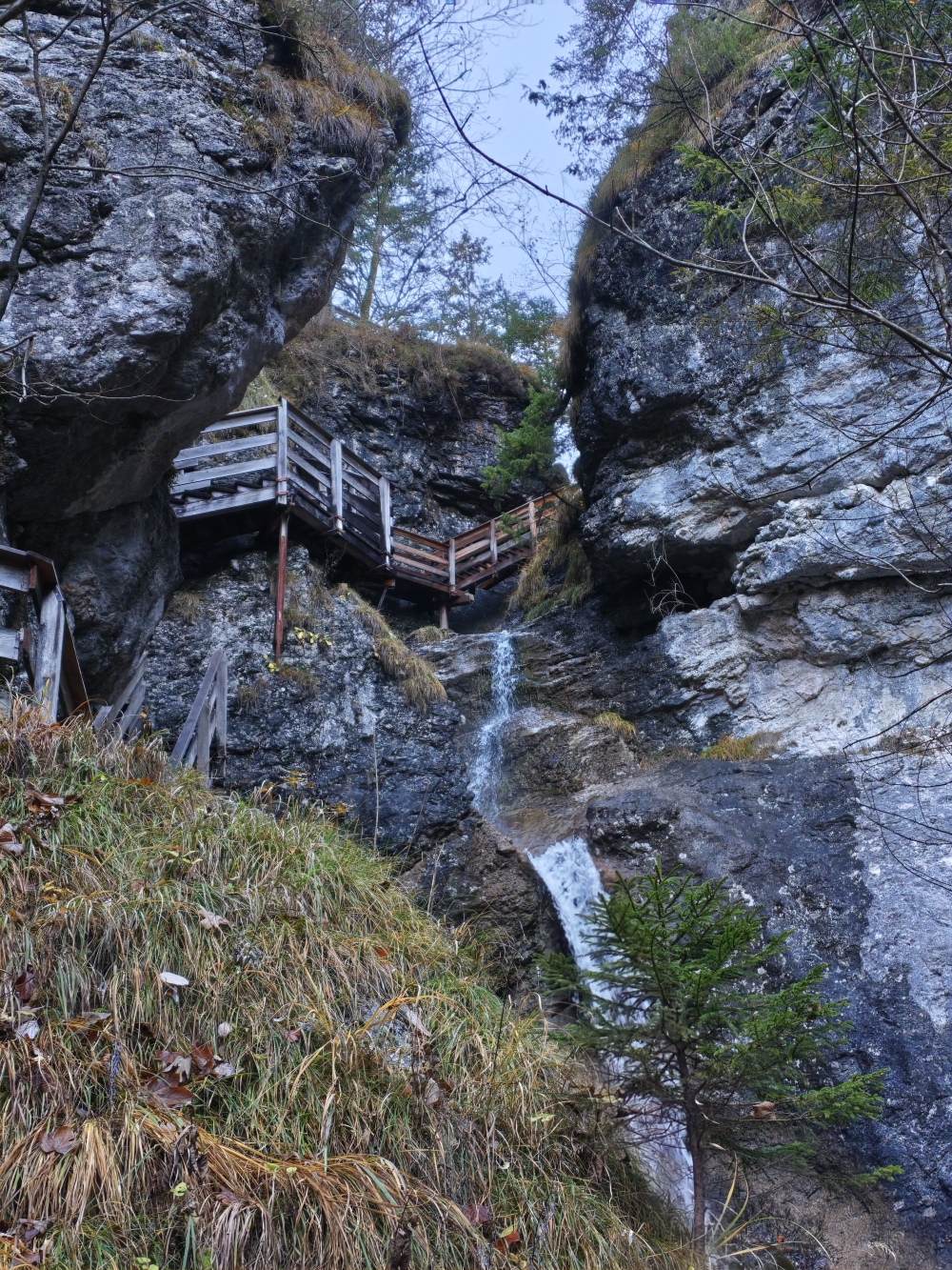 Wanderung Grosses Hundshorn: Wanderung Grosses Hundshorn: Strohwollner Schlucht
