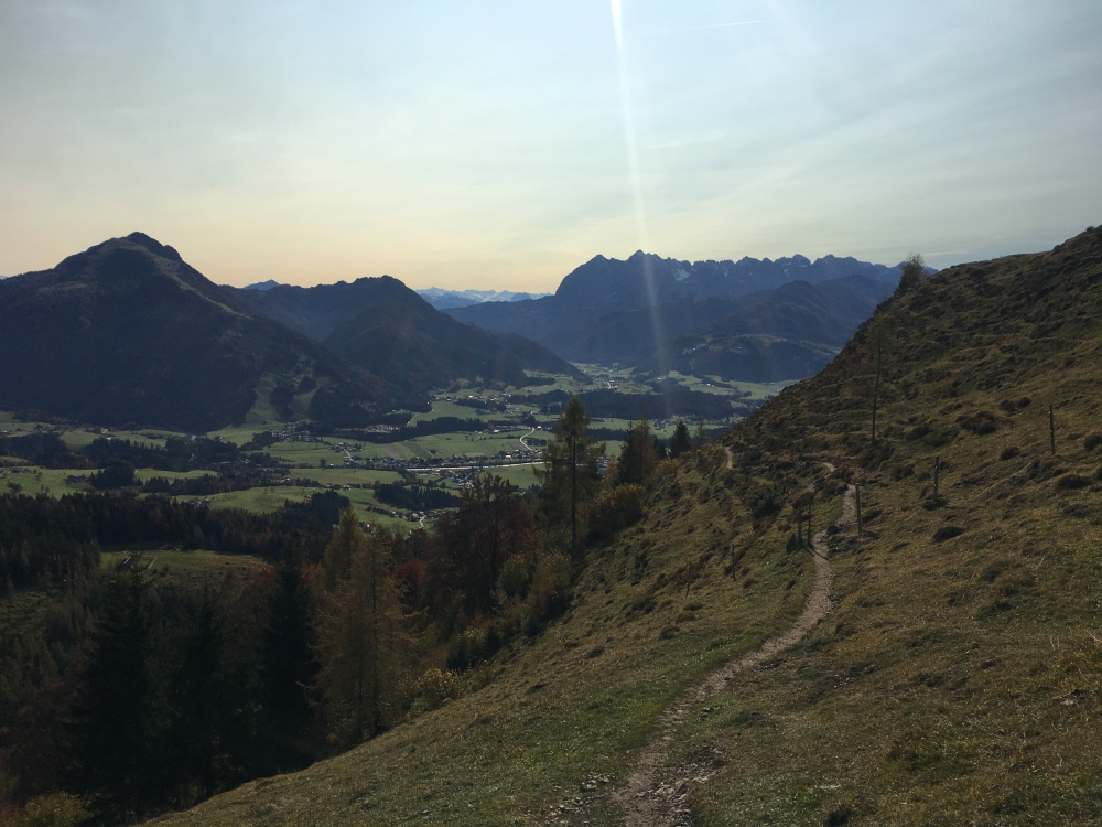 Wanderung Taubensee vom Schafflerhof: Abstieg von der Taubenseehütte
