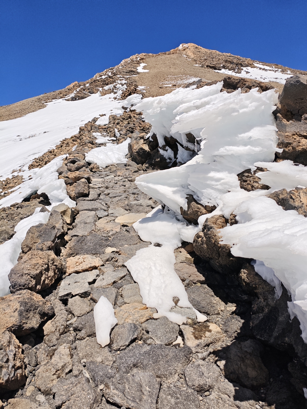 Wanderung Teide: Weg zum Gipfel