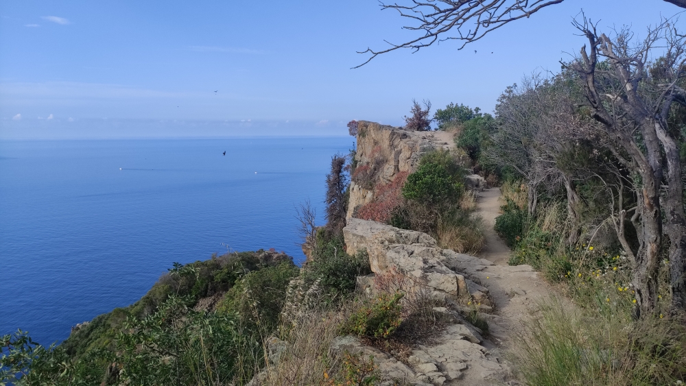 Wanderung Torre Saracena Punta Manara: Zum Aussichtspunkt