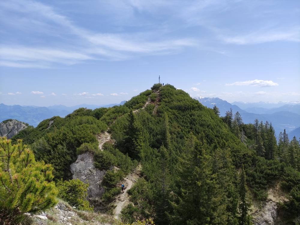 Wanderung Trainsjoch über Saurüssel: Wanderung Trainsjoch über Saurüssel: Gipfel (Trainsjoch)