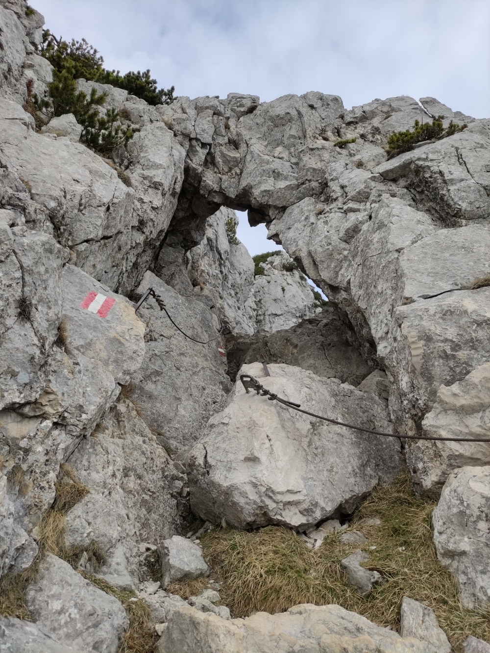 Wanderung Traunstein: Durch das Felsentor