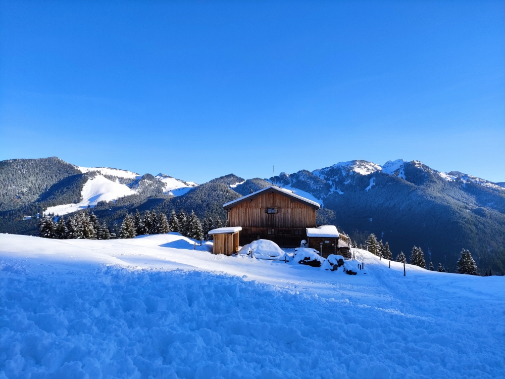 Untere Haushamer Alm: Untere Haushamer Alm im November 2022