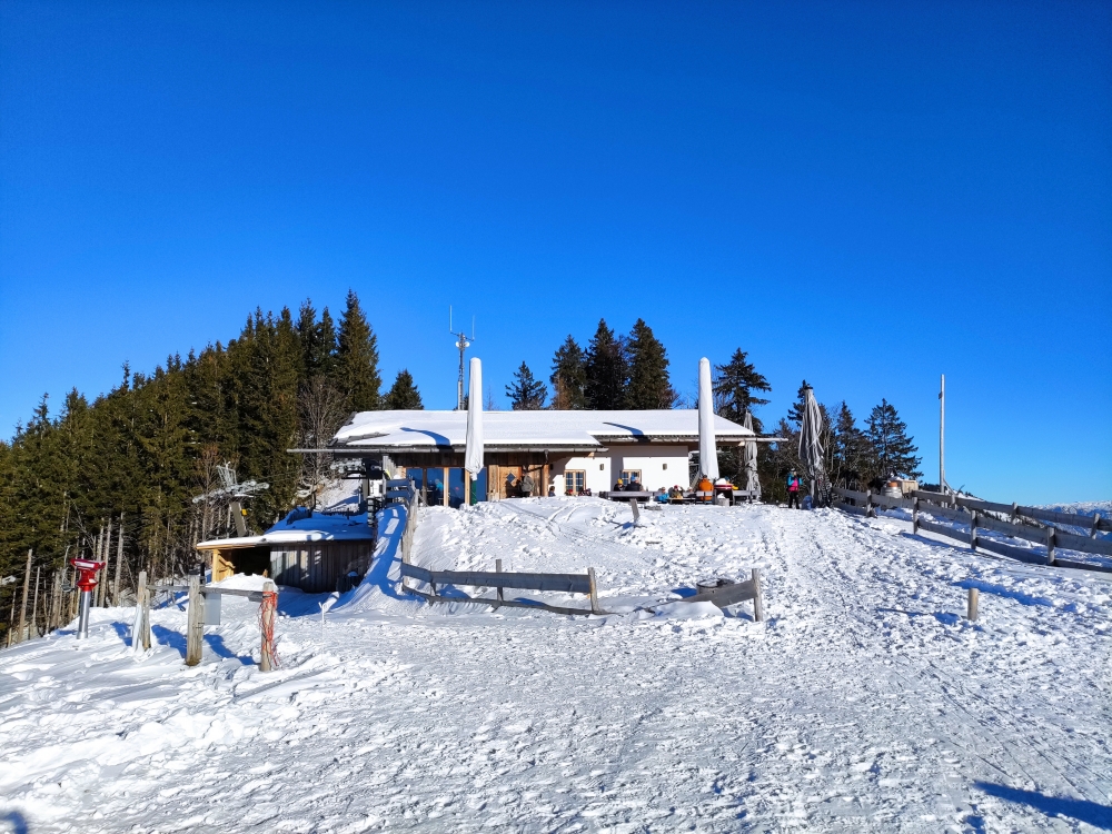 Rodeln Unternberg: Rodeln Unternberg: Unternbergalm