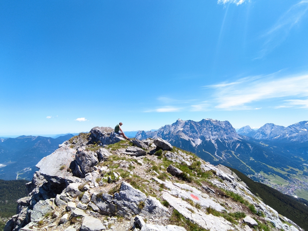 Wanderung Daniel mit Gratüberschreitung: Wanderung Daniel mit Gratüberschreitung: Am Gipfel (Upsspitze)