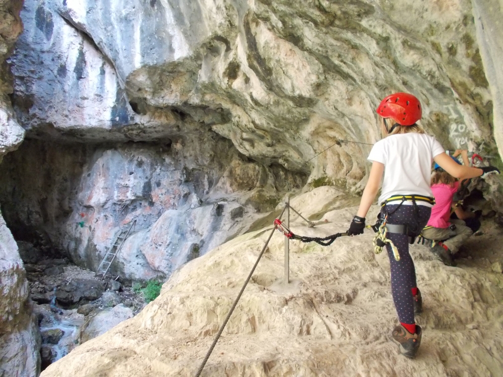 Klettersteig Via Ferrata Burrone Giovanelli: Auf dem Klettersteig