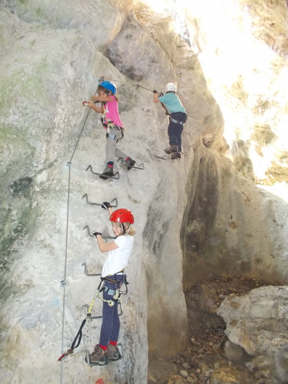 Klettersteig Via Ferrata Burrone Giovanelli: Auf dem Klettersteig