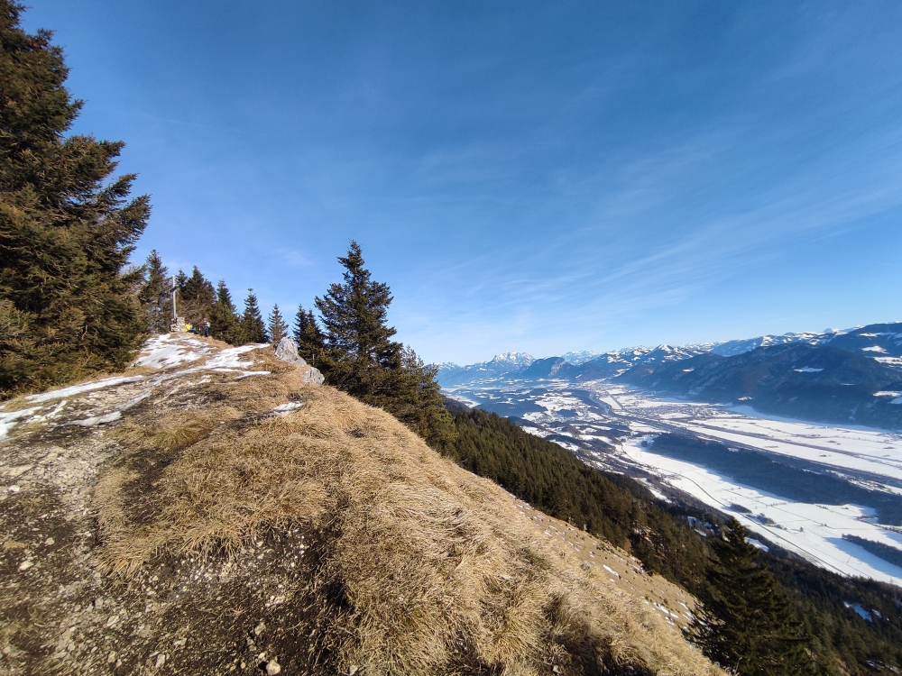 Wanderung Voldöpper Spitze (Überschreitung): Wanderung Voldöpper Spitze (Überschreitung): Blick ins östliche Inntal (Voldöpper Spitze)