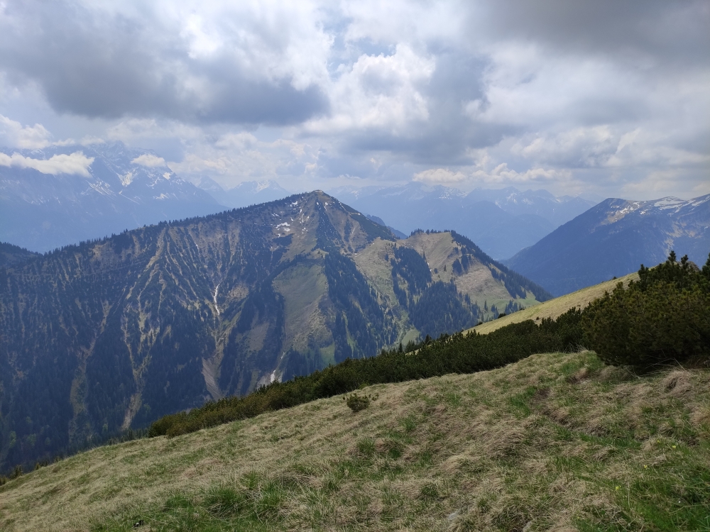 Bike & Hike Vorderer Felderkopf: Bike & Hike Vorderer Felderkopf: Blick zum Hirschbichel (Vorderer Felderkopf)