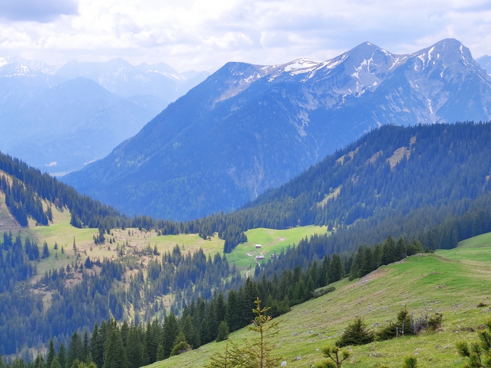 Bike & Hike Vorderer Felderkopf: Blick zur Ennig-Alm
