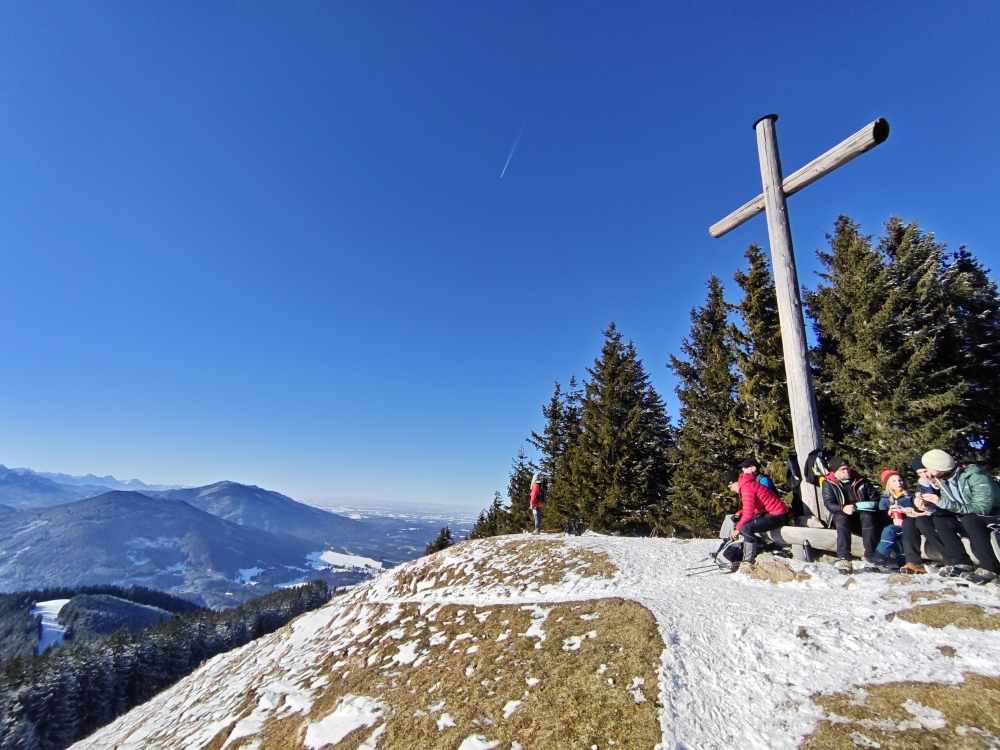 Wanderung Hinteres Hörnle: Wanderung Hinteres Hörnle: Gipfelkreuz (Vorderes Hörnle)