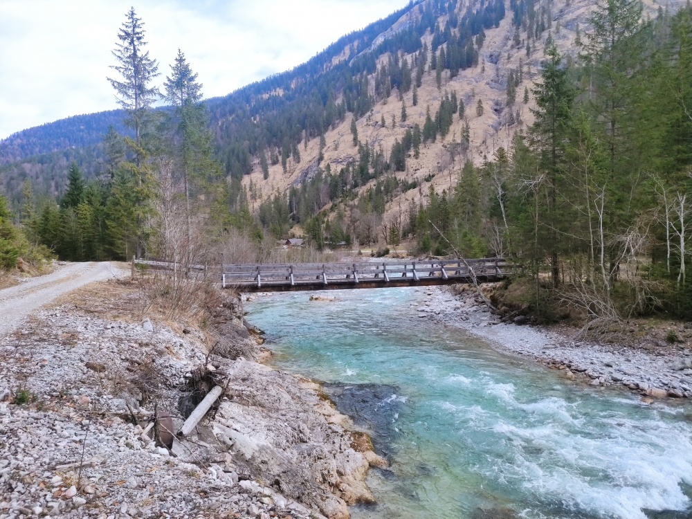 Wanderung Vorderskopf: Brücke über den Rißbach