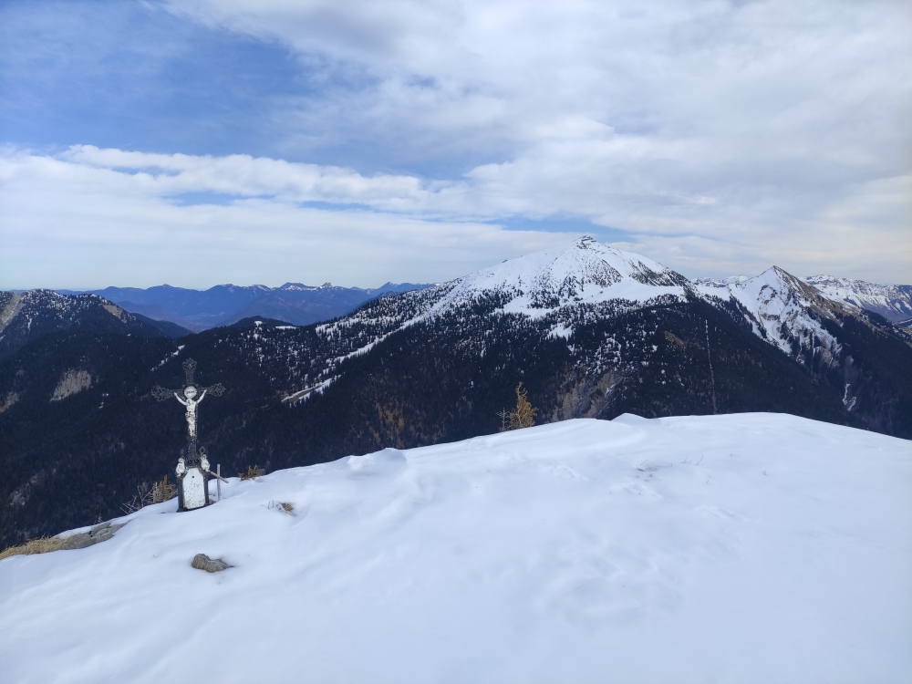 Wanderung Vorderskopf: Wanderung Vorderskopf: Blick zum benachbarten Schafreuter (Vorderskopf)