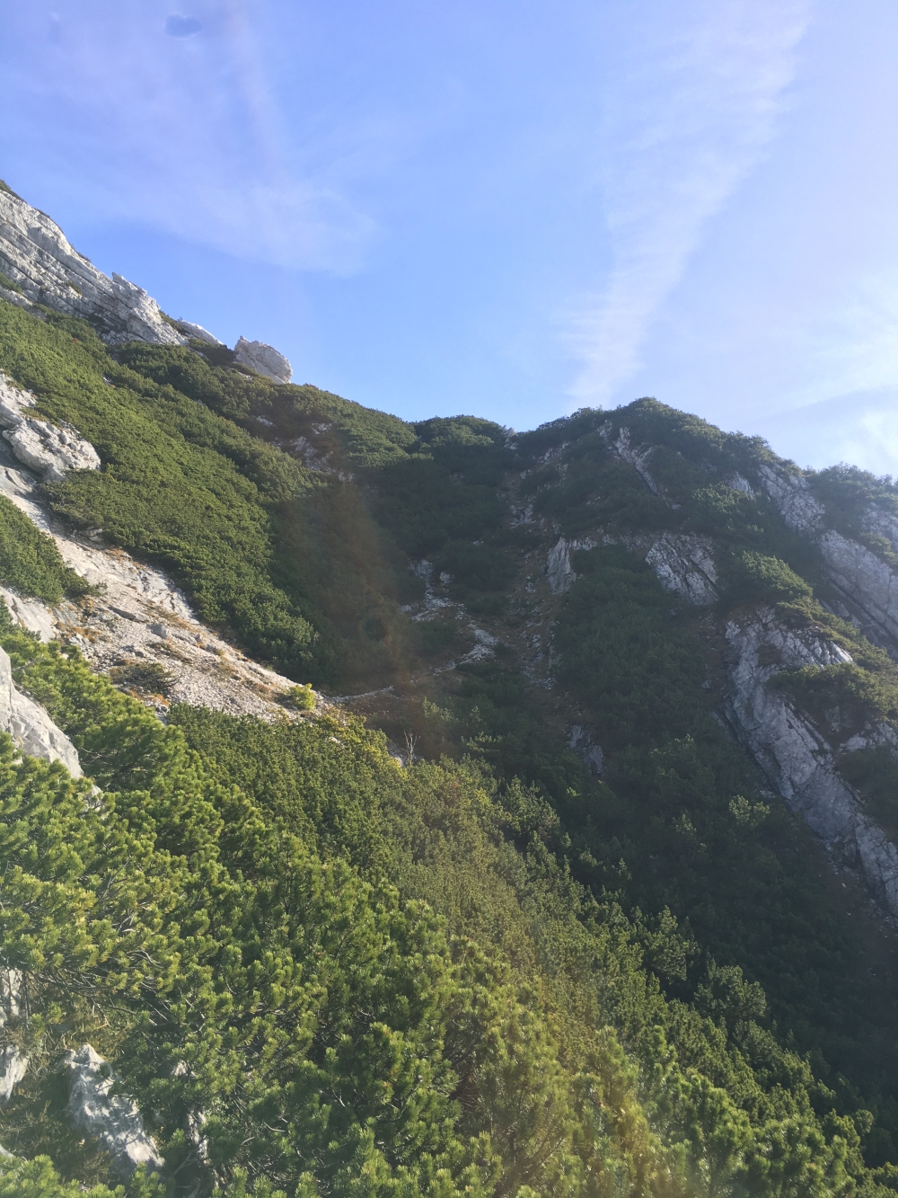 Wanderung Vorderunnütz: Aufstieg