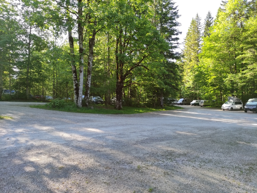 Wanderung Große Klammspitz: Wanderung Große Klammspitz: Parkplatz Schloss Linderhof (Wanderparkplatz Linderhof)