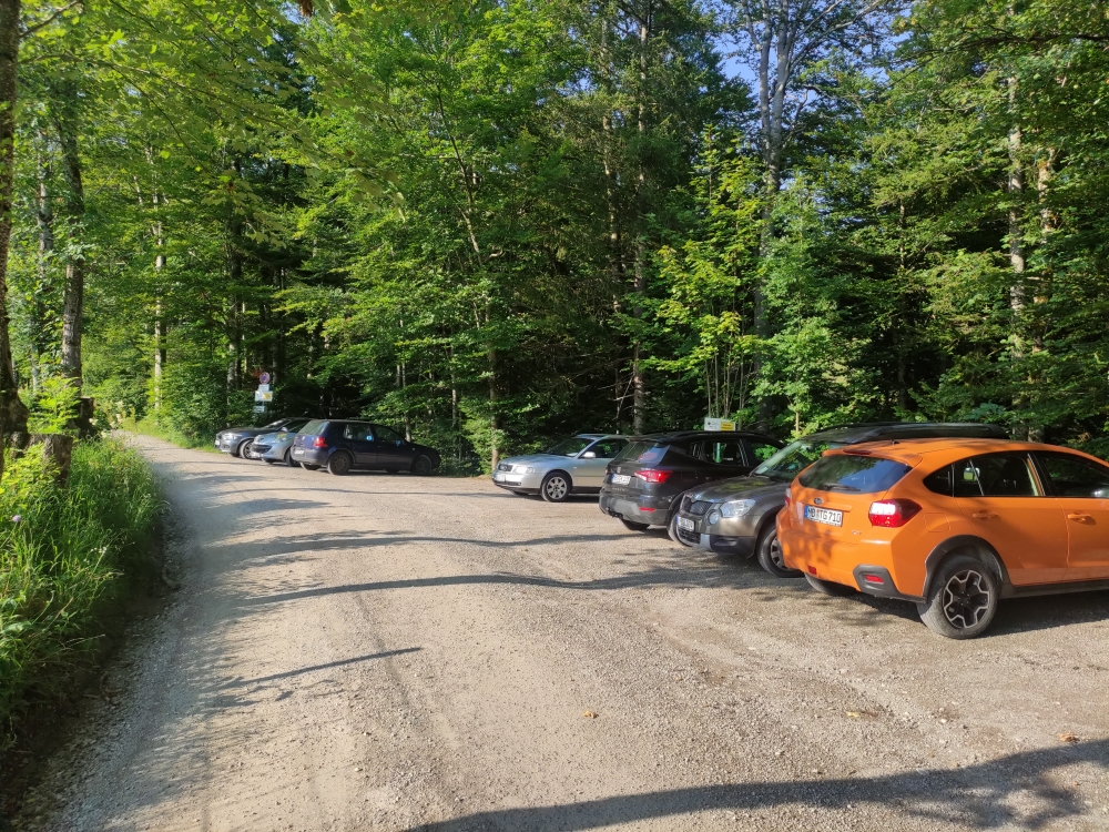 Wanderparkplatz Neureuther Hütte: Wanderparkplatz