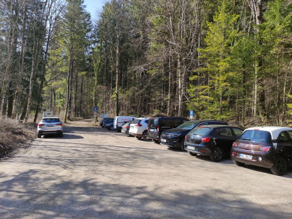 Wanderung Mittlerer Rotofen: Wanderung Mittlerer Rotofen: Wanderparkplatz