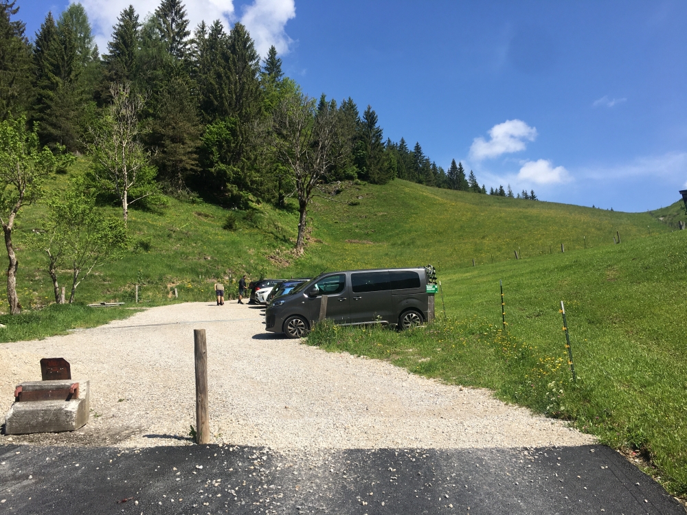 Wanderparkplatz Maier: 3€ (2021)