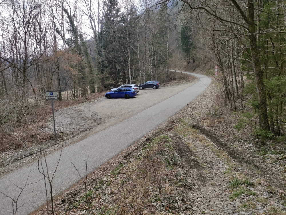 Wanderung Großstaffen: Wanderung Großstaffen: Letzte Parkmöglichkeit für Wanderer