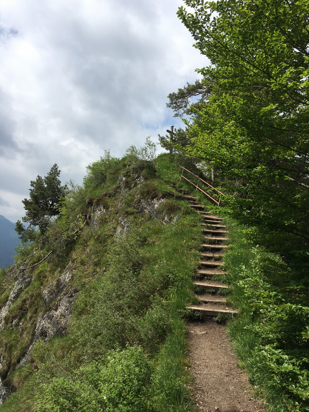 Klettersteig Wetterkreuz: Kurz vor dem Gipfel 